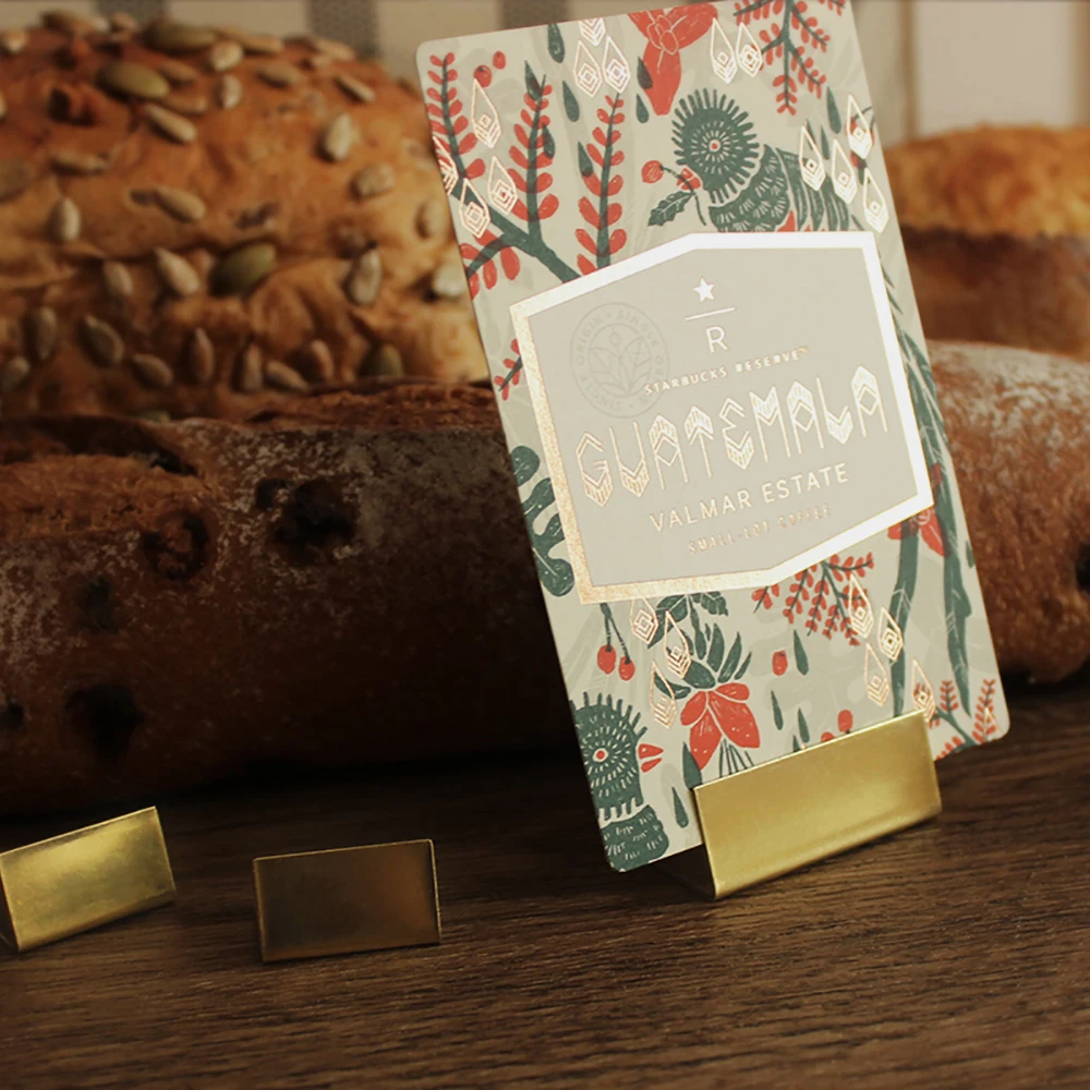 Table Numbers Holder Gold Place Card Holder Party Wedding Table Name Card Holder