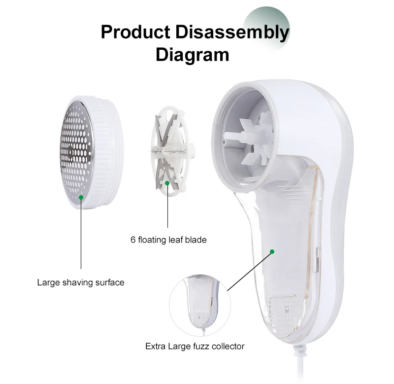 Sweater Lint Remover Electric Fabric Shaver For Lint Clothes Removal