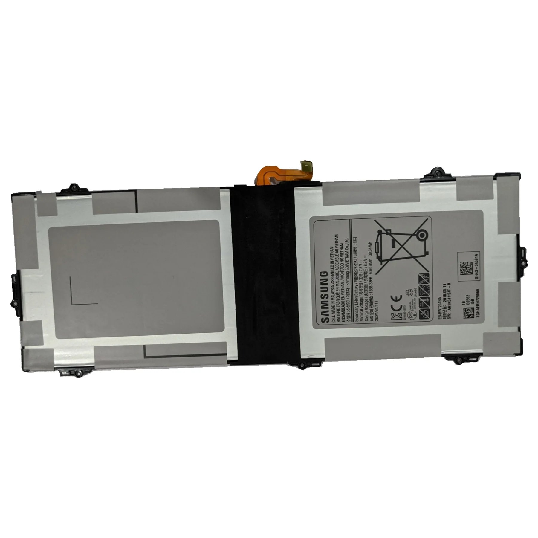 EB-BW720ABE 7.7V Laptop Battery for Samsung Galaxy Book SM-W720 SM-W723 SM-W727 SM-W728 Notebook Li-ion Batteries