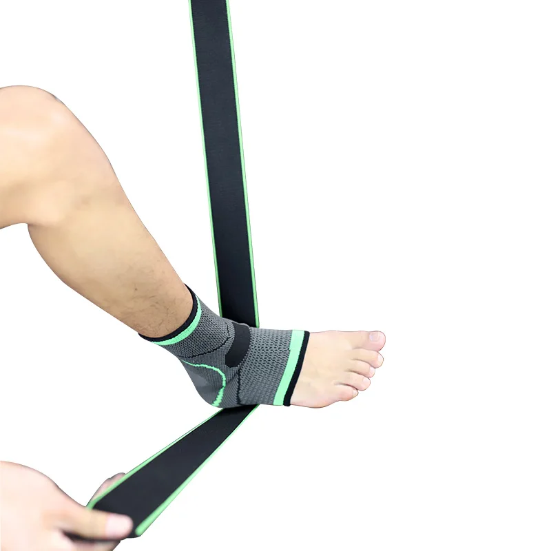 Опорный кронштейн для голеностопа для мужчин, эластичная защита для голеностопа, для бега, баскетбола, защита от растяжения голеностопа