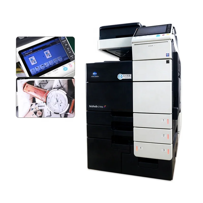Used Machine for Sale Color Printer Scanner Copier for Konica Minolta Brand Photocopier Bizhub c554 c454e c654 c754 c364