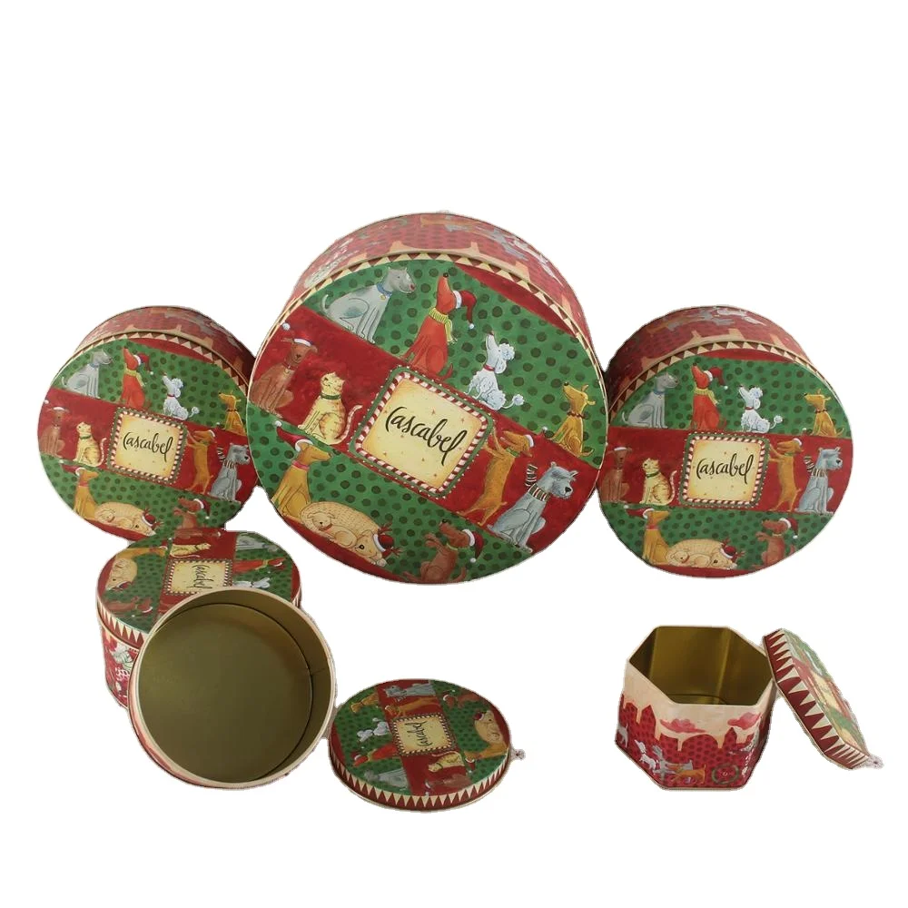 Hot Sale Oem Custom High Quality Metal Stylish Cookie Candy Personalized Tin Box