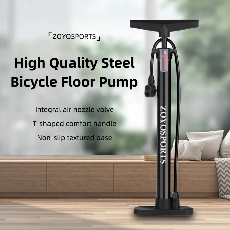 Portable Bicycle Tire Pump with Presta and Schrader Valve For Bike , Balls,Motorcycles High Quality Bike Air Pump