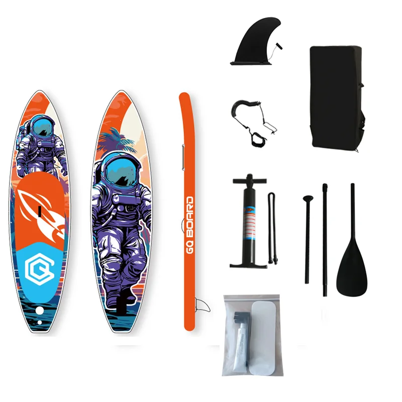2023 js top-density latest ultramodern novel graphic pattern isup js prevailing customized leisure surfboard