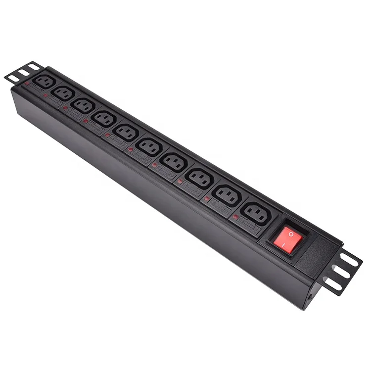 pdu c13 10 ports cabinet pdu power distribution unit, 10 way pdu socket