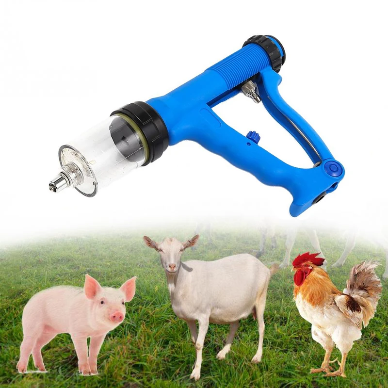 50 мл пластиковое ветеринарное Дозирующее устройство для домашнего скота шприц непрерывного использования в птицеводстве