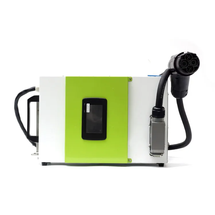 ev dc charger with ac or dc input from battery