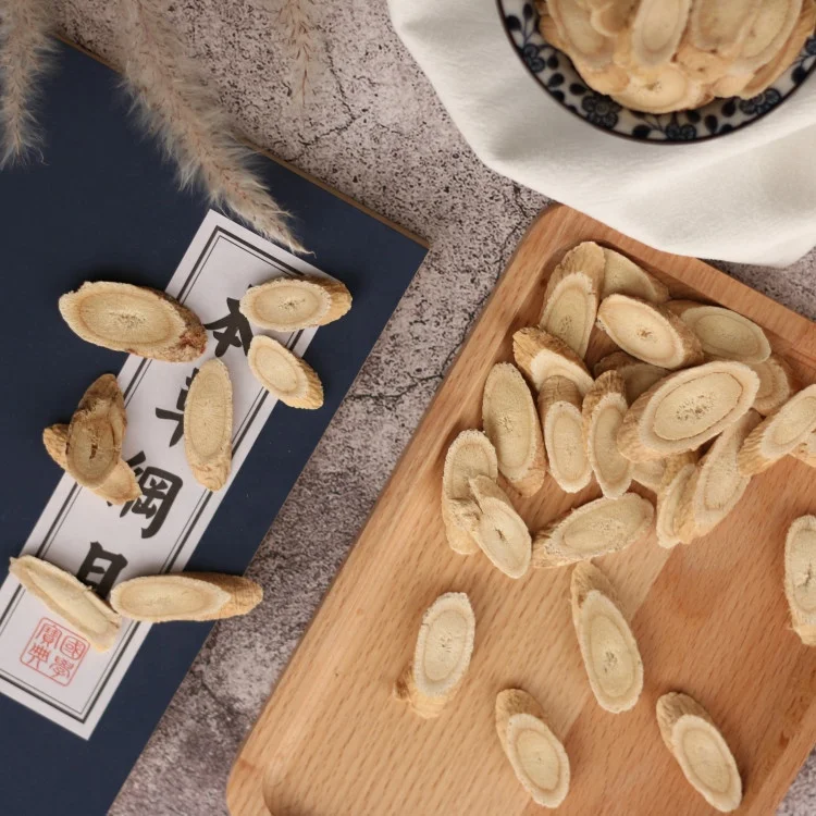 Huang qi China Supply Health Tea Mongolian Milkvetch Astragalus Root Slice