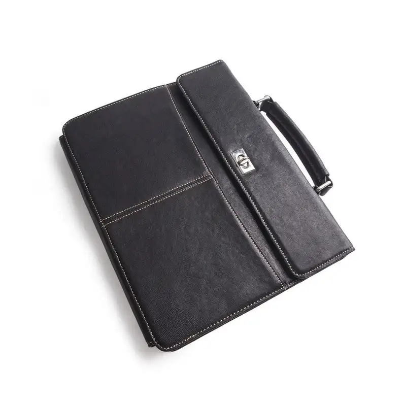 Custom Pu Leather Portfolio Conference A4 Size Office Portfolio