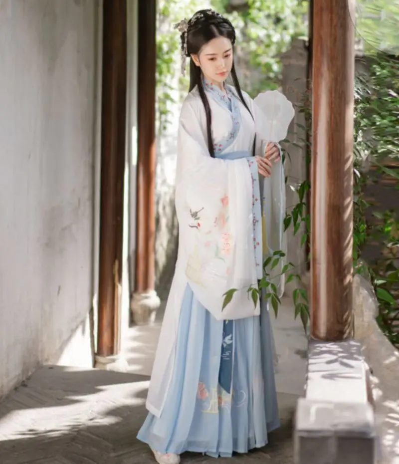 Оптовая продажа одежды hanfu из шифона в старинном стиле для