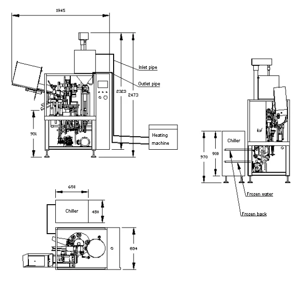 Full automatic Toothpaste Plastic Tube Filling And Sealing Machine