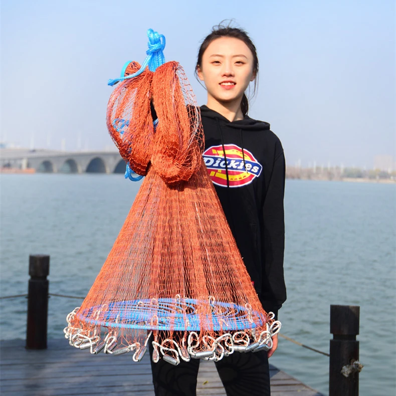 Shanghai 2022 Factory direct sales of high - quality Cast net new hand - cast net wholesale