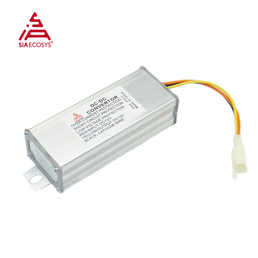 Распродажа! DC-DC преобразователь QS 72V на 12V 15A для электрического велосипеда/электрического скутера/электромобиля
