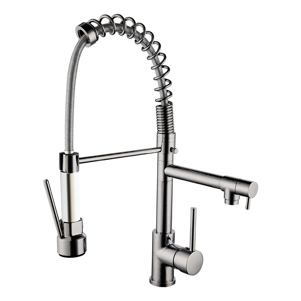 style connections durable spring pull outbat economic flexible brass kitchen faucet mixer tap