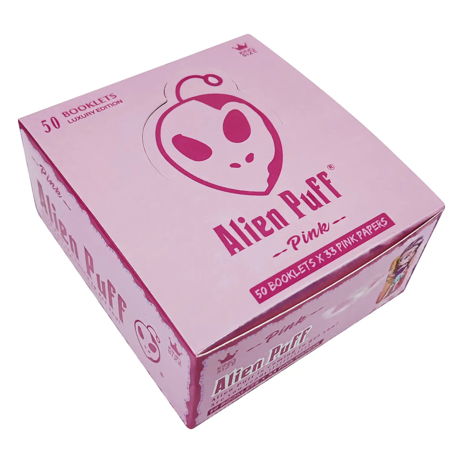 Custom Smoking Rolling Paper Unbleached Paper OEM Cigarette Tobacco Paper Skin Personalized Design Print Private Wholesale Stock