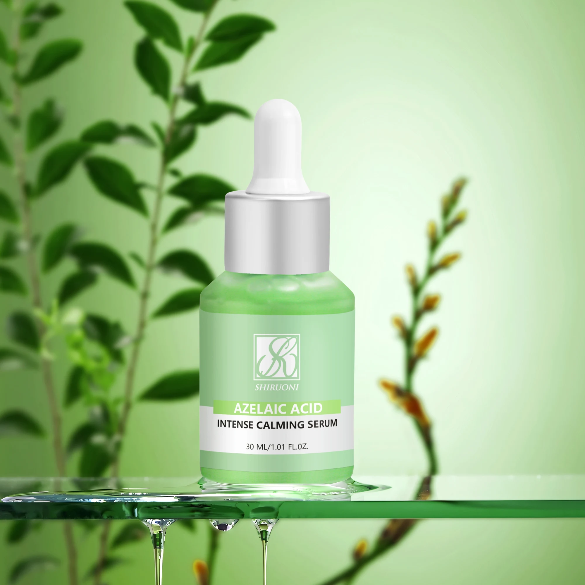 Wholesale Skin Care Organic Antibacterial And Anti-Inflammatory Whitening Freckle Removal Private Label Azelaic Acid Serum