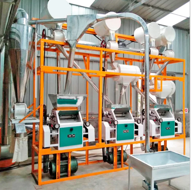 New Product 2019 Corn Plant With Low Price Milk White Wheat Flour Mill Machine