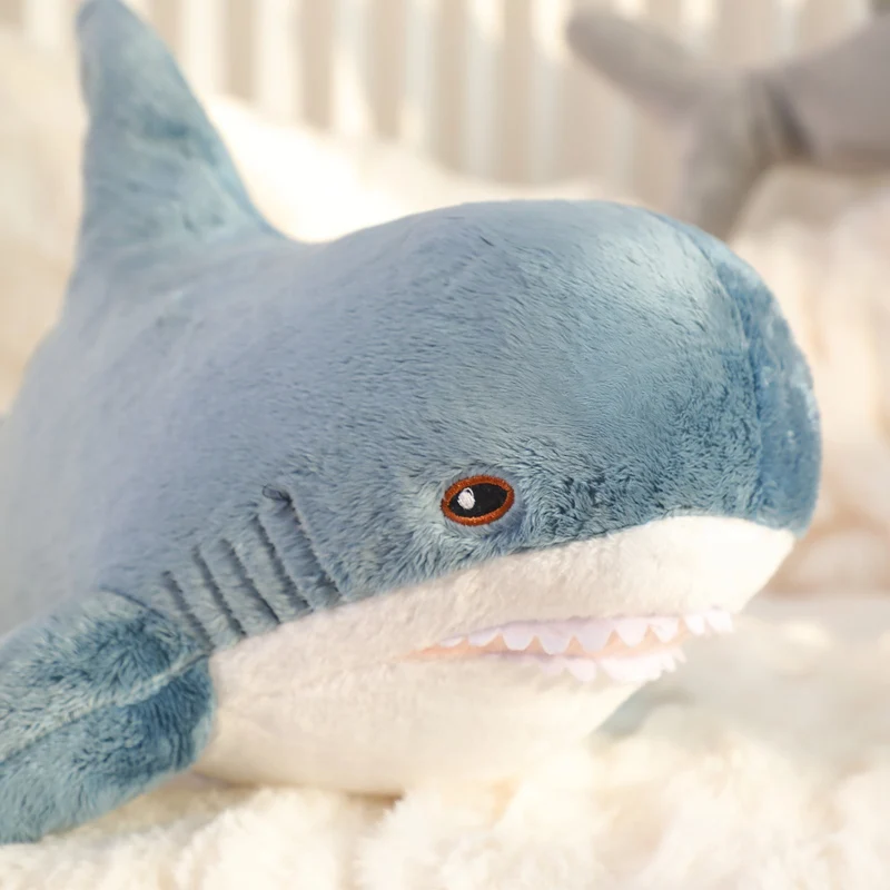 New Arrival Soft Plush Shark Shaped Toy Custom Plush Toy hammerhead shark Stuffed Animal Toys Bed Pillows Wholesale
