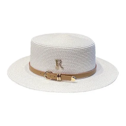 Wholesale Summer Sun Beach Trilby Hat Kids Adult Casual Cuban Straw Fedora Hat For Men
