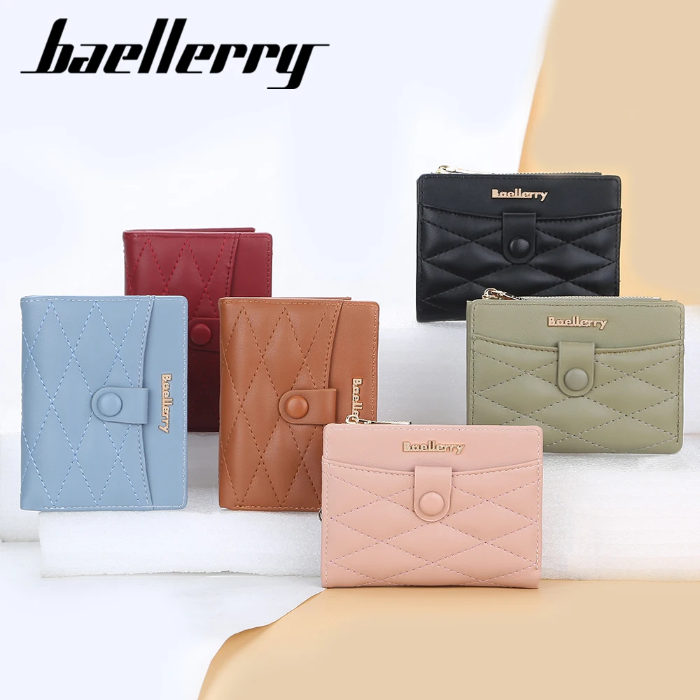 Beallerry Leather Wallet Women Beauty Wristlet Wallet For Women Ladies Bags And Purses