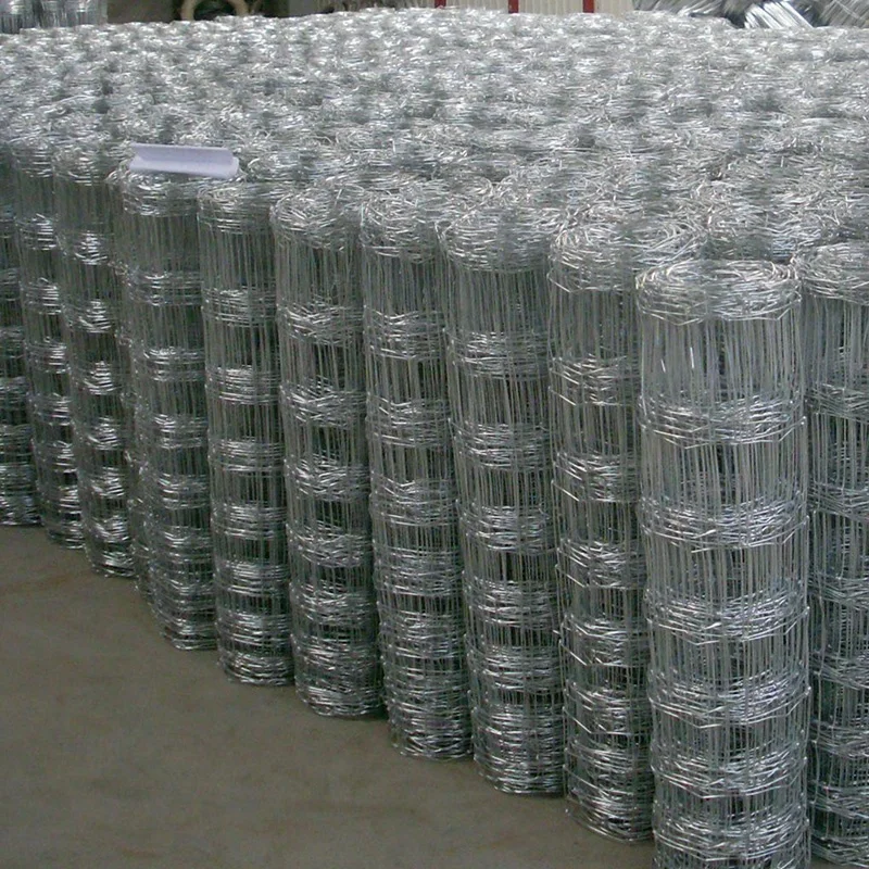 Peru Market 100m Per Roll Cheap Hot Dipped Galvanized Wire Mesh Hinge Joint Knotted Horse Fence Cattle Farm Field Fence