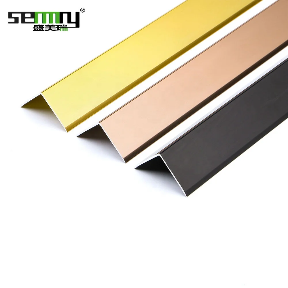 High Quality Aluminium Trim Edge Profiles L Shape Tile Trim Aluminium Trims Profiles