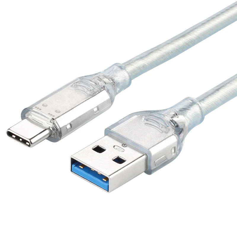 OEM & ODM & Stock прозрачный 3,0 Usb-a-Usb-c кабель для быстрой зарядки для Galaxy S10 S9 S8 Plus Note 9 8