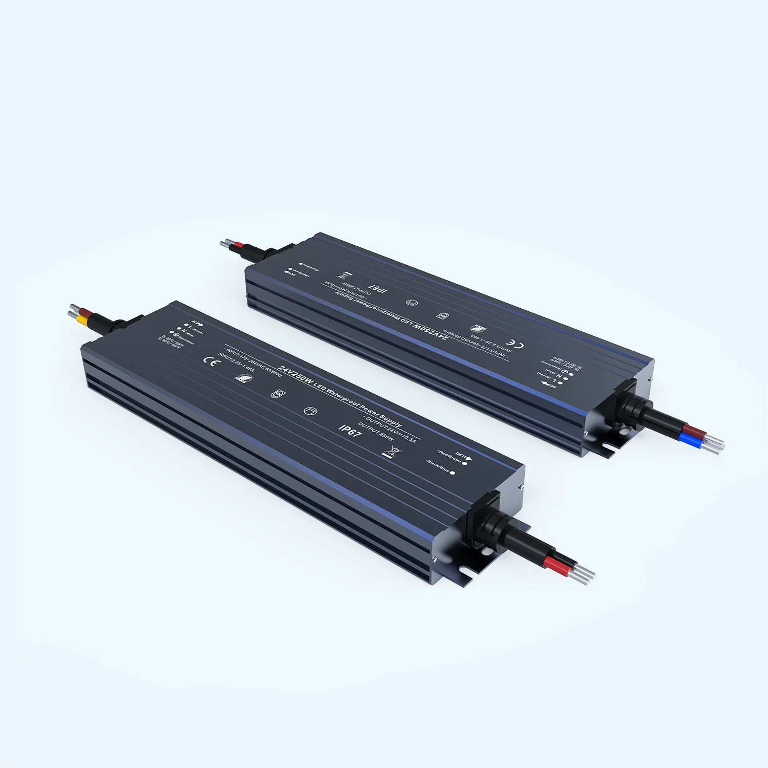 Wholesale 110V/220V AC to DC 12V 24V outdoor 20W 30W 100W 200W 250W LED Power Supply With CE BIS RoHS