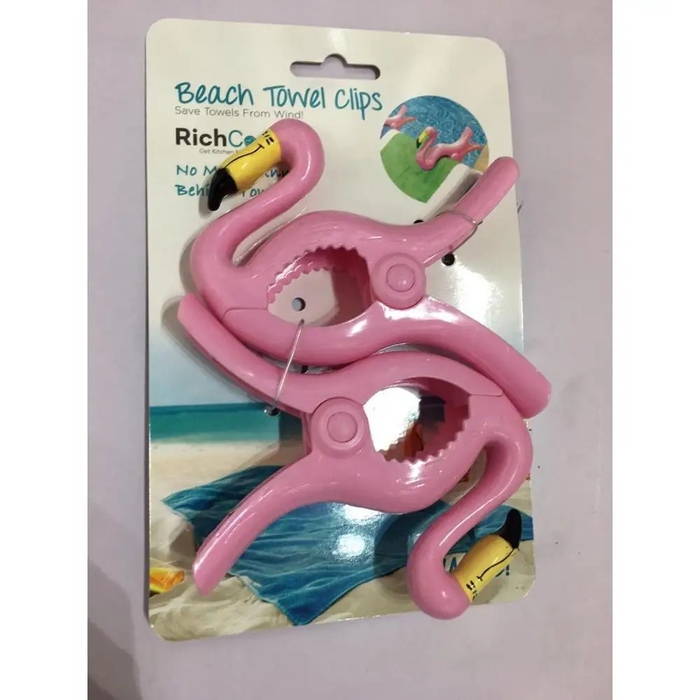 
Wholesale animal shape plastic beach towel clips 