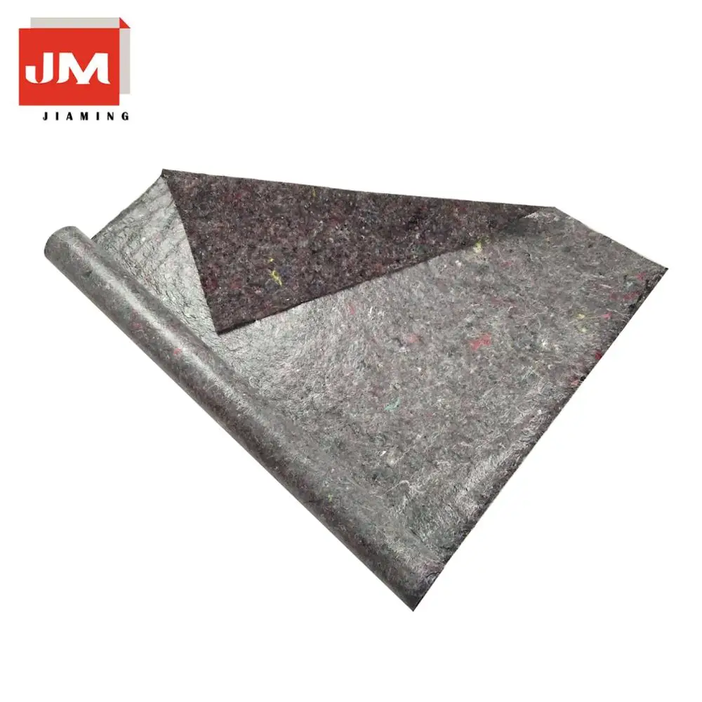 Chinese 50m roll painter floor cover felt  paint mat with anti-slip foil painter felt waterproof felt