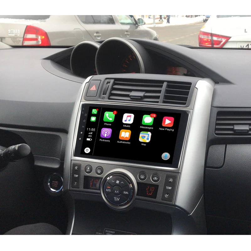 android 8 Inch head unit touch screen auto radio car dvd player for Toyota Verso EZ