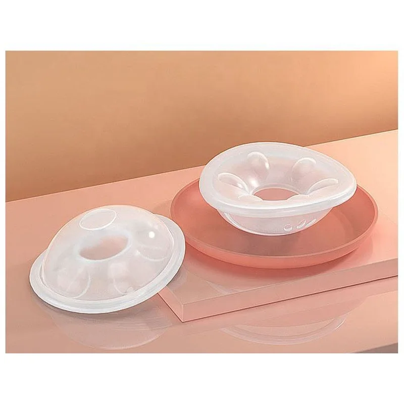 New OEM Manufacture Reusable Maternity Nursing pad Silicone Breastmilk Storage Collection Collector Shells
