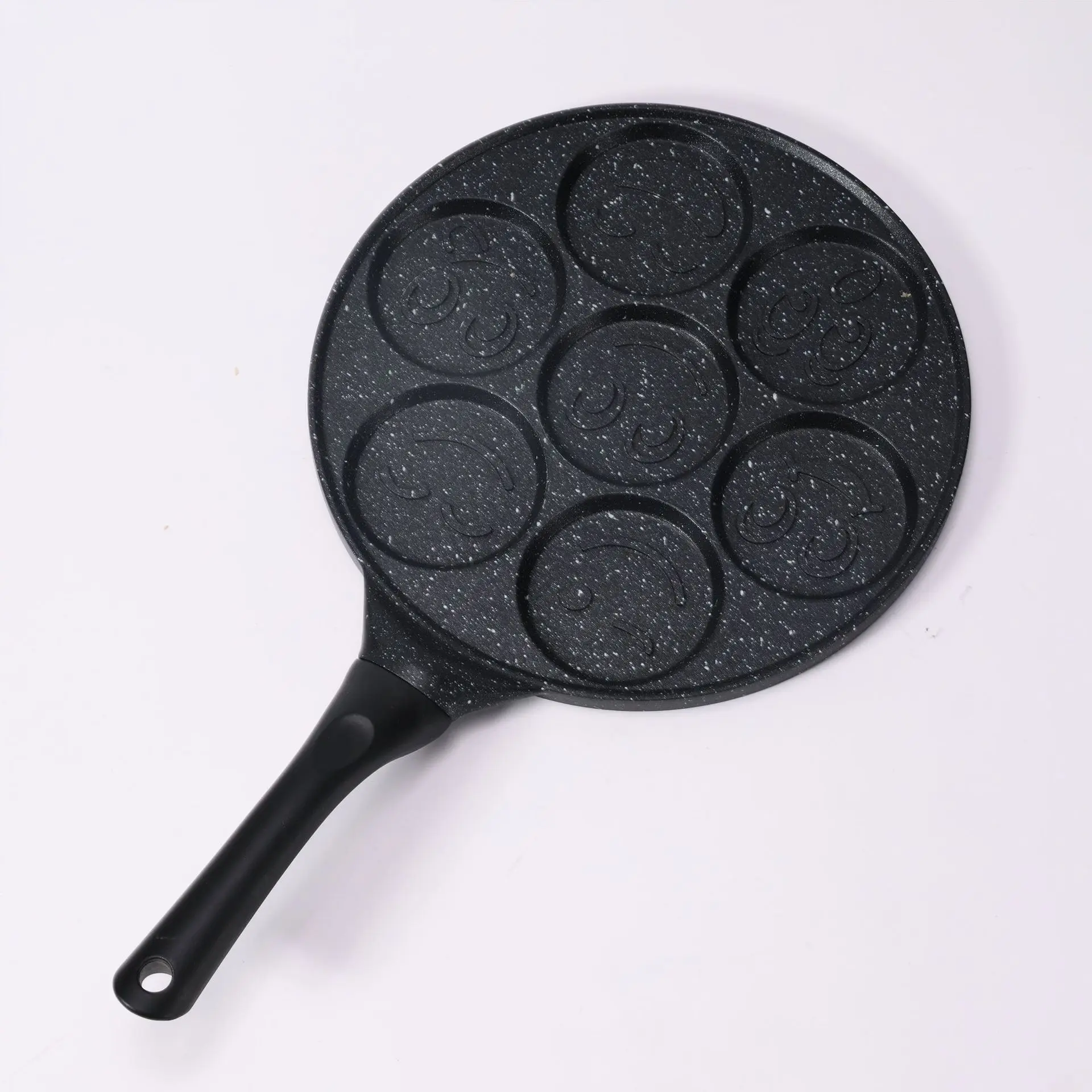 Hot Kitchen 7 Holes 26cm Mini Pancake Non-stick Frying Pan Waffle Baking Cooking Omelette Egg Frying Pan