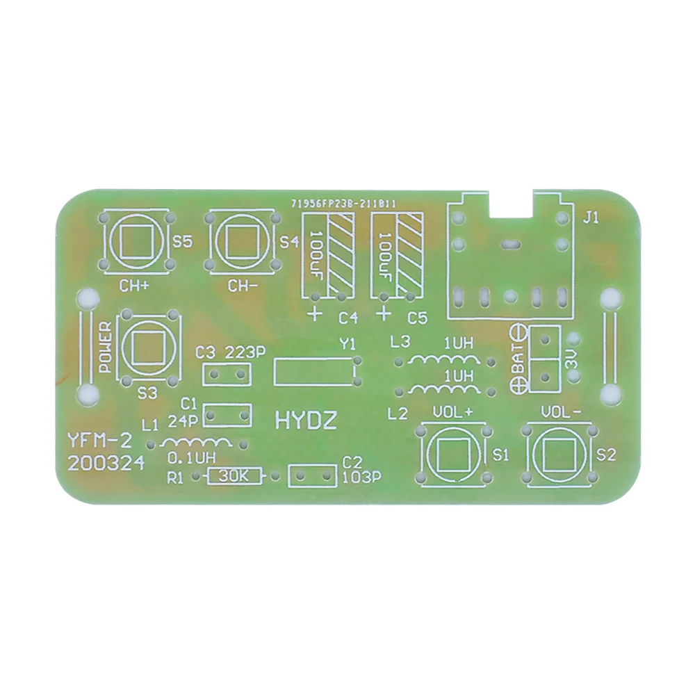 76-108MHz FM Stereo Radio DIY Kit Wireless FM Transmitter and Receiver Module Frequency Modulation Soldering Practice Project