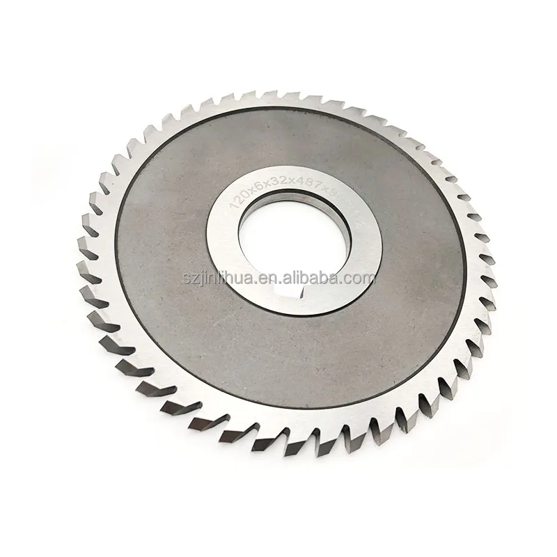 120mm 90 Degree HSS High Speed Steel  Milling Cutter For Key Cutting Machine Making Key Tooth Flower
