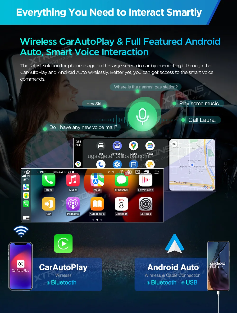 XTRONS 10.25" Android 12 Autoradio Carplay AA 4G LTE WIFI Car Stereo For BMW E39 E38 Radios Para Autos Con Pantalla 1 Din