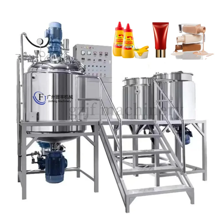 High-Speed Vacuum Homogenizer Disperser Emulsifying Mixer for Home Used Cosmetic Making Machine Soap Making Machine