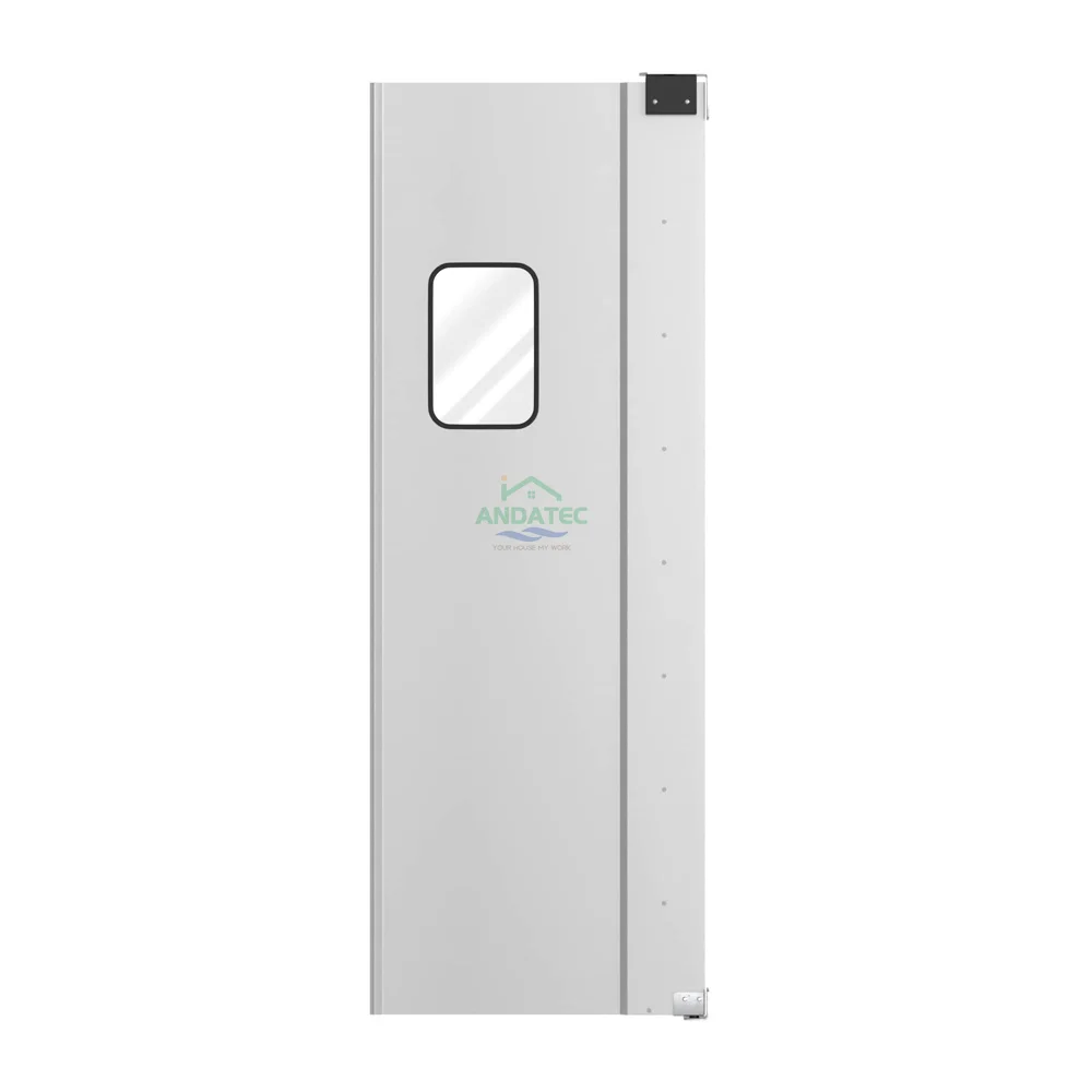 Commercial Kitchen Used Screen Door aluminum glass Stainless Steel Swinging Door traffic door