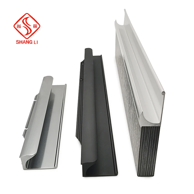 Modern Bedroom Furniture Door Pulls Black Gold Silver Drawer Kitchen Cabinet Handles Wardrobe Cupboard Handle Metal Part