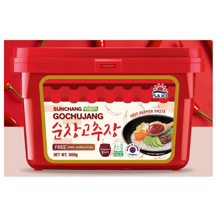 Korean High Quality Wholesale Bulk Price Halal Rice Topping Delicious Vegan Gochujang Sweet Spicy Hot Pepper Paste Chilli Sauce