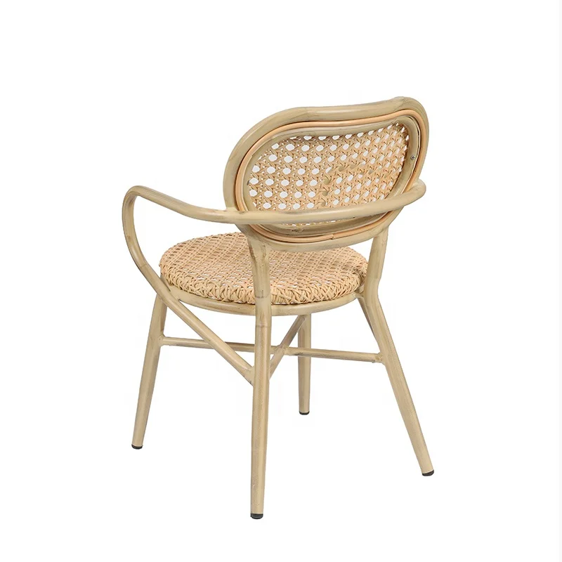 (SP-OC347) Modern design outdoor PE rattan and aluminum chair furniture for your garden or