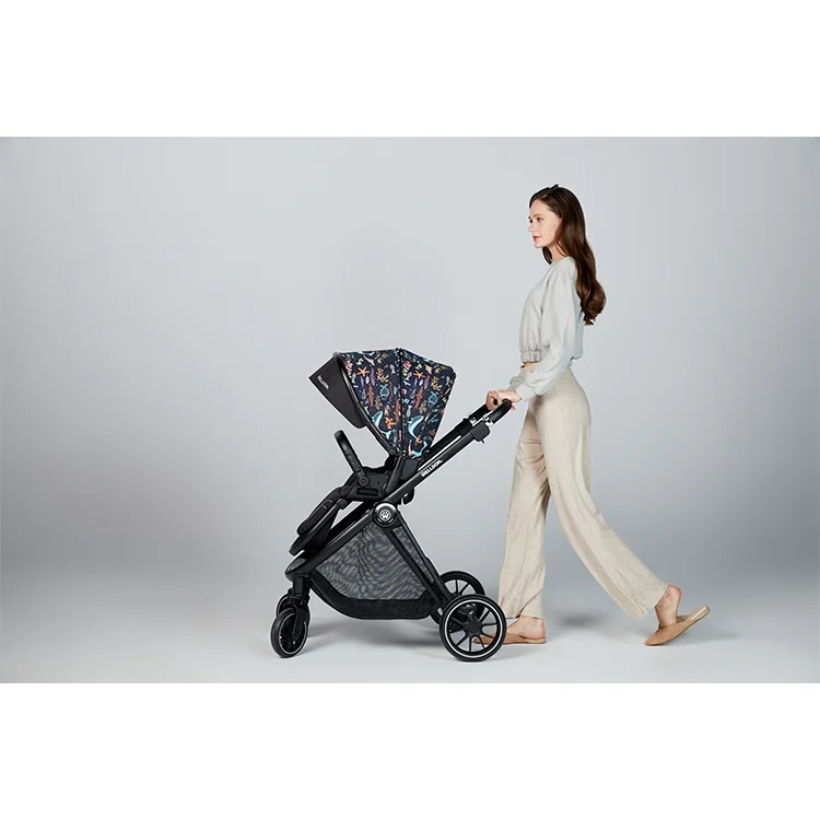 2021 Factory wholesale directly made compact stroller baby carriage stroller car seat large storage space kid stroller