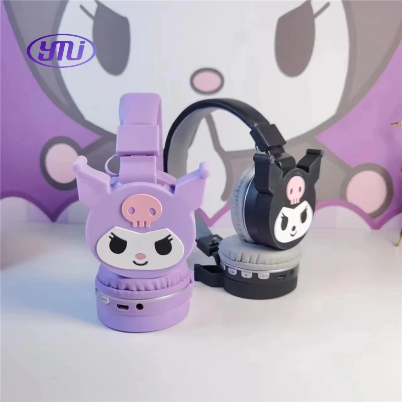 Cartoon Headphone Hello Kt Cute Wireless Bluetooth Headphones Kid Headset Girl Headset Christmas Gift Marios Earphone