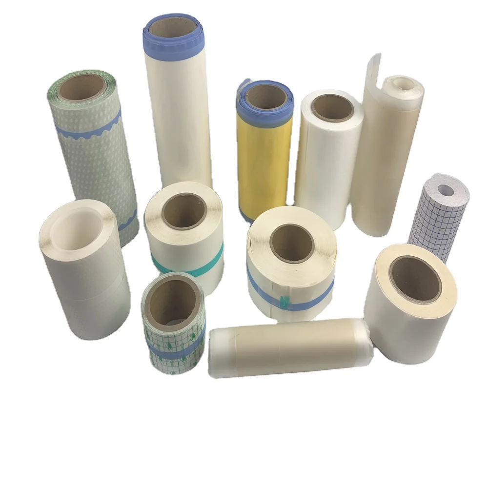 Hypoallergenic PU film roll materials used for surgical incise drape wound dressing