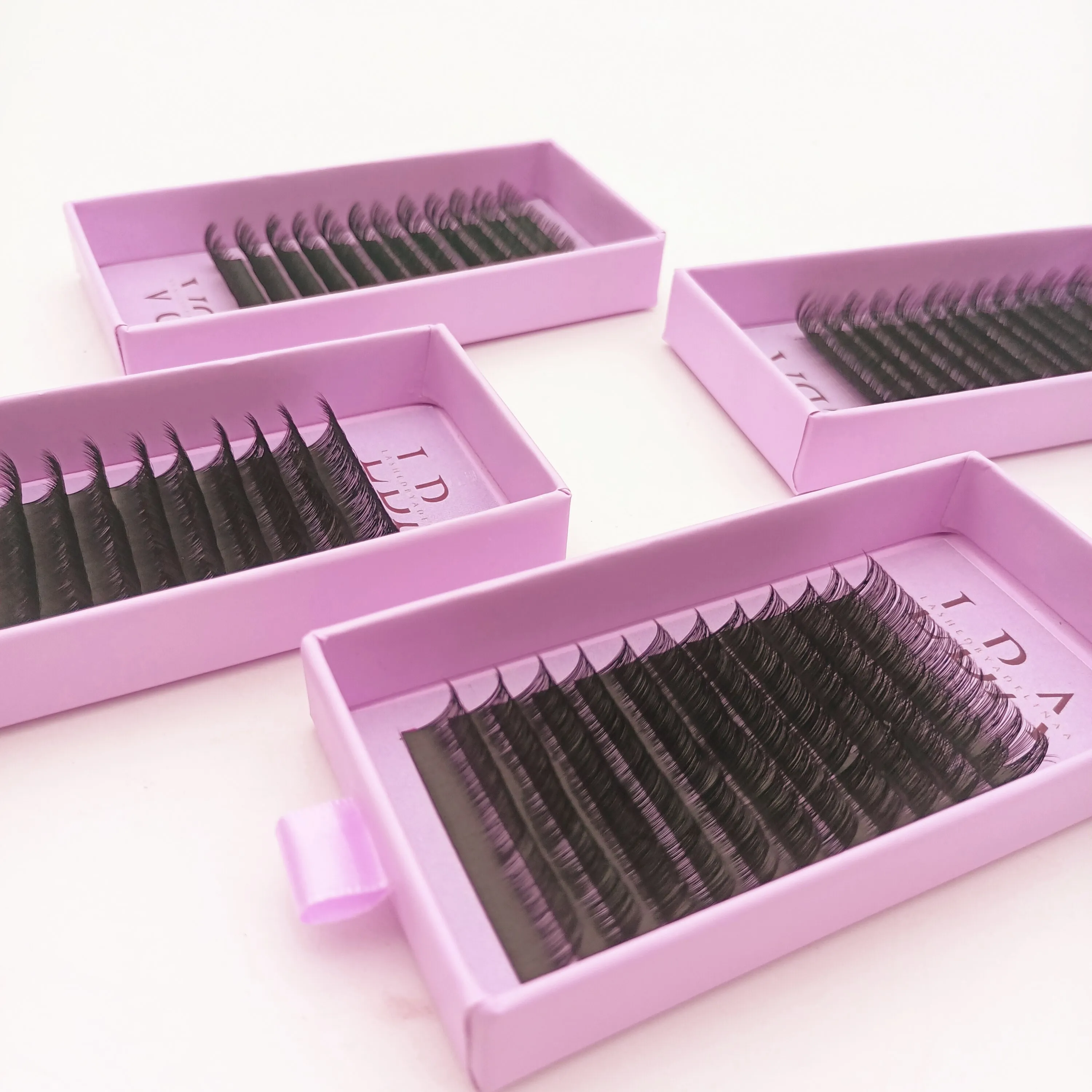 Wholesale Vendor Custom Individual Private Label Faux Mink Eyelash Extension With Custom Package or Custom Logo