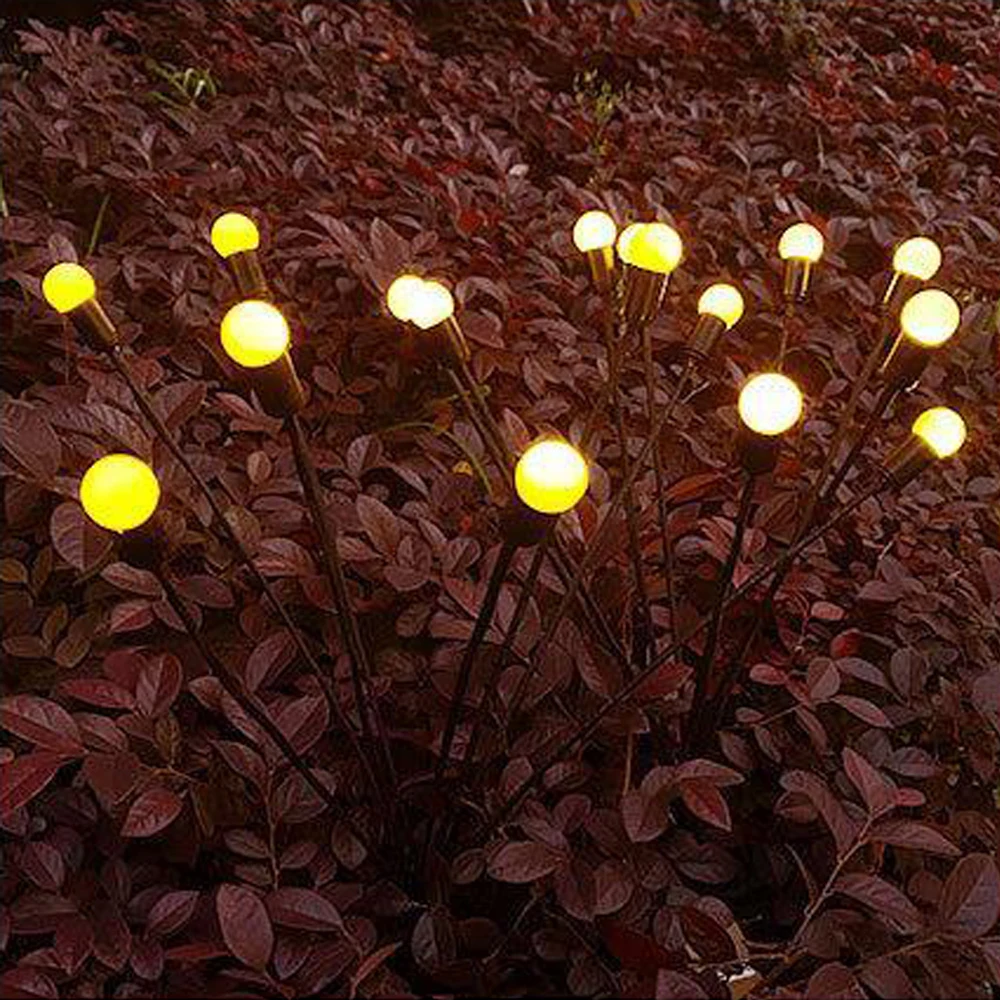Hot Sale Garden Light  Firefly Solar LED Light, Solar Charging Glowworm LED Light for Garden Park