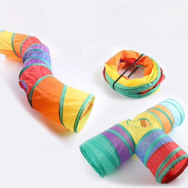 Pet Interactive Cat Tunnel Toys Set  3-Way Tube Folded Cat Tunnel Toy