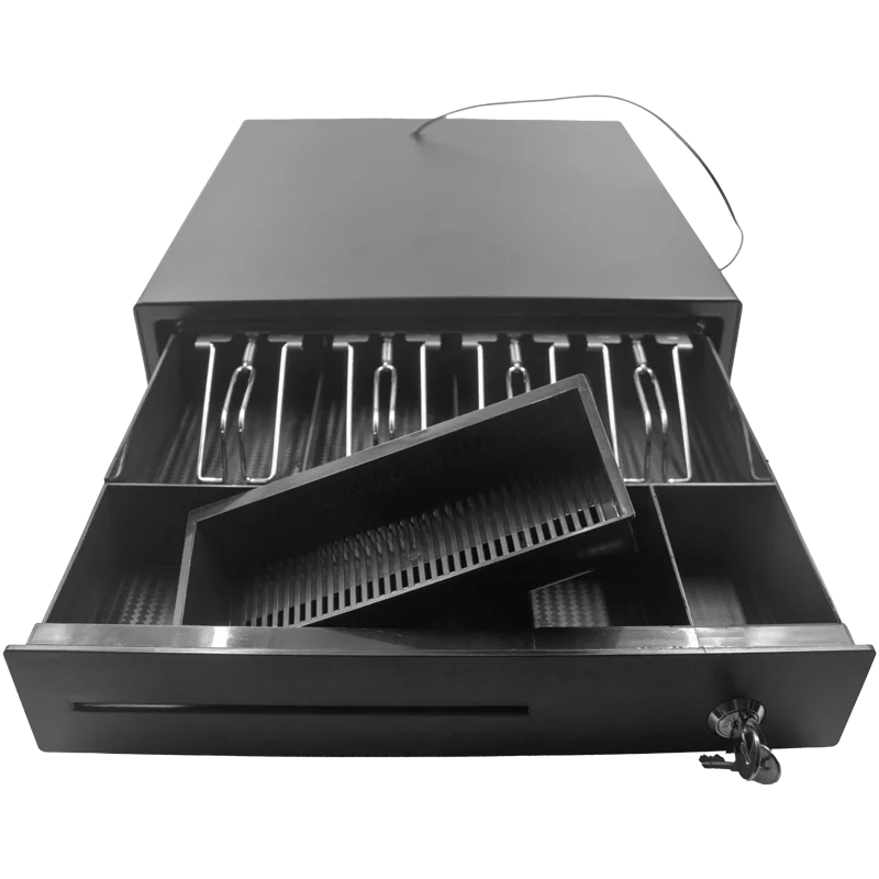 Металлический кассовый аппарат ящик для денег POS с 5 банкнотами 6 лоток монет розничной торговли и супермаркета