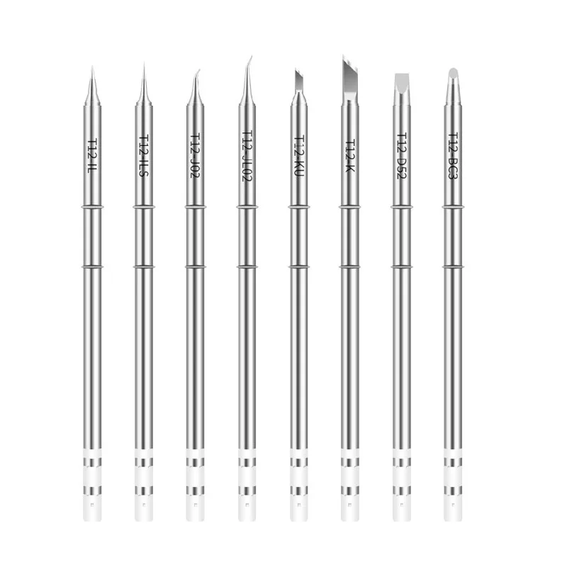 Wholesale T12 Series Lead-free Soldering Iron Tips T12-K/KU/B Welding Tip For T12 Soldering Station