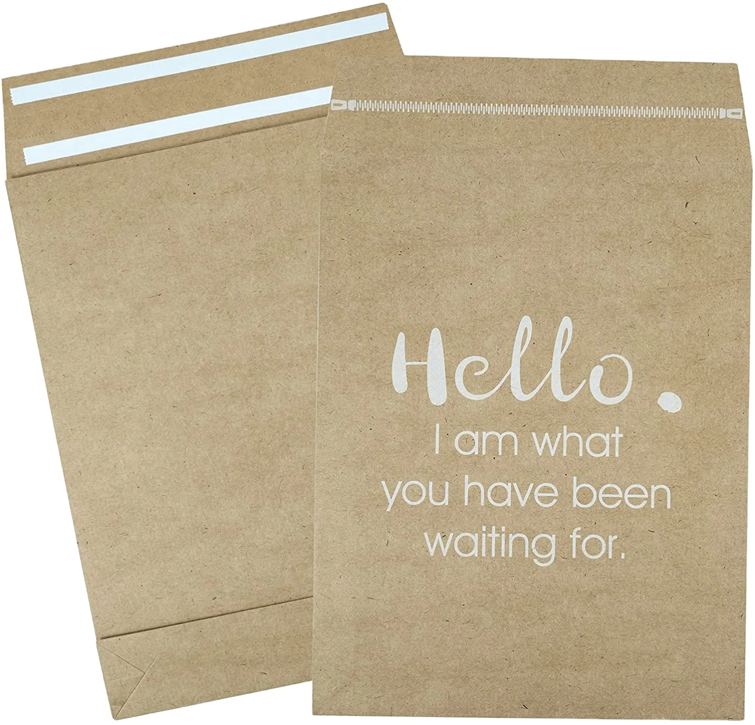 Customization Kraft Paper  100%  Recyclable Environmental  Friendly Mailer Bag Cardboard Envelope Bag